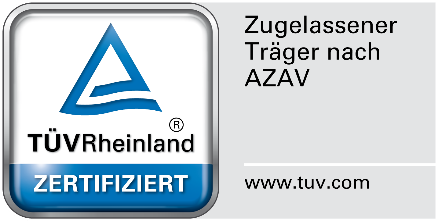TÜV Rheinland AZAV Zertifikat